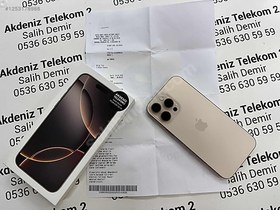 Resim Apple iPhone 16 Pro Max İkinci El TR | 256 GB | Çöl Titanyum 