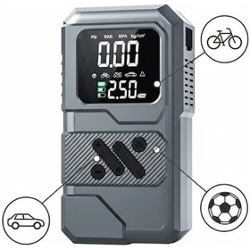 Resim Muratech Taşınabilir Araç Akü Takviye Ve Hava Kompresörü Powerbank Özellikli 
