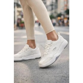 Resim Kappa Pina Beyaz Kadın Sneaker Ayakkabı KP-2063Z 