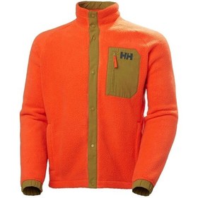 Resim Helly Hansen Panorama Pile Snap Erkek Polar İçlik Turuncu 