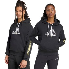 Resim adidas Snow Hd Unisex Siyah Outdoor Sweatshirt JM6363 