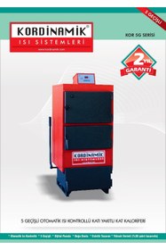 Resim KORDİNAMİK Katı Yakıtlı Kalorifer Kazanı 80.000 5g Manuel Kazan Bafıllı 