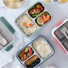 Resim Vagonlife Lunch Box Sefer Tası Yemek Kabı Pembe Vgn528 