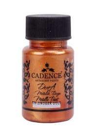 Resim Cadence Dora Metalik Boya 50Ml 128 Zinober Gold 