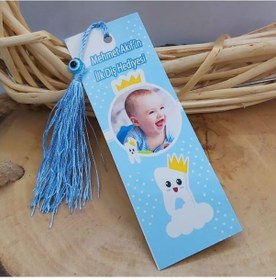 Resim Kişiye Özel Baskılı Kitap Ayracı Diş Buğdayı Hediyesi. D(30 Adet) 