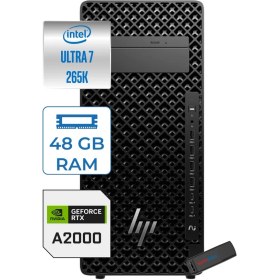 Resim Hp Z2 G1I Intel Core Ultra 7 265K 48GB Ddr5 4tb SSD 16GB/RTX2000 Ada Windows 11 Pro Masaüstü Iş Istasyonu A2KR1ESP20 + Zettausb 