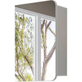 Resim Aynalı Banyo Dolabı - Likya - 45 CM / Külgri 