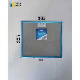 Resim Candy Uyumlu Davlumbaz 36,5X32,5 cm Arka Ara 12,5 cm Aspiratör Filtresi 