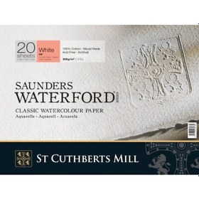 Resim Saunders Waterford Suluboya Defteri Blok Hot Press 300 Gr. 26X36 