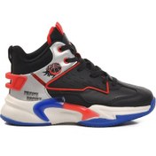 Resim Aspor Siyah Kırmızı Unisex Çocuk Basketbol Ayakkabısı 