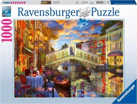 Resim Ravensburger 1000 Parça Puzzle Romantik Venedik 152865 