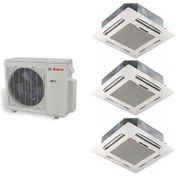 Resim Bosch 36000 BTU 1 Dış + 3 İç Ünite (12+18+18) Kaset Tipi Multi Inverter Klima 