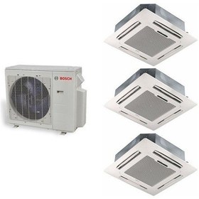 Resim Bosch 36000 BTU 1 Dış + 3 İç Ünite (12+18+18) Kaset Tipi Multi Inverter Klima 