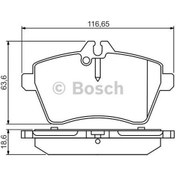 Resim Bosch Fren Balatası Ön 116Mm A Serısı W169 A 170 04 