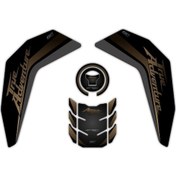 Resim GP Kompozit Honda Africa Twin CRF1000L Adventure 2016-2019 Uyumlu Tank Pad Seti Bronz 
