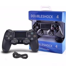 Resim Ps4 Siyah Doubleshock Wireless Gamepad Joystick Kablosuz Ps4 Oyun Kolu 