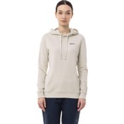 Resim JACK WOLFSKIN Kadın SWEATSHIRT Alice Hoody Krem Kapüşonlu 