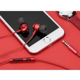Resim Kablolu Kulaklık - Mjs Kırmızı 3.5mm Yuvarlak Um23907-1 Yurt Dışından Oppo Kulaklıklar 