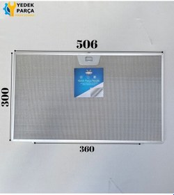 Resim Dominox : Da631 506x300mm Aspiratör & Davlumbaz Tel Yağ Filtresi Model: 00744829-133.0184.490-4055135349 50,6x30cm 