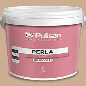 Resim Polisan 4032 - Elegan Mocha - Cİ-6265 12,5 Litre Perla Mat Silikonlu İç Cephe Boyası (28800012010) 