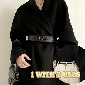 Resim 1 Adet Kadın Geniş Bel Kemeri - Şık Altın Tonlu Toka, El Yapımı Suni Deri Korse Kemer Elbiseler, Partiler, Düğünler, Günlük ve Resmi Etkinlikler İçin - Ayarlanabilir Uyum, Dayanıklı & Kolay Temizlenebilir Kadın Moda Aksesuarı, Parti Aksesuarı, Sofistike Tarz, Metalik Bitiş, Akşam Giyimi, Şık Aksesuar, Yüksek Kaliteli Malzeme, Ofis Giysisi 