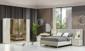 Resim Golden Modern Yatak Odası Takımı - Bazasız 