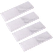 Resim Beyaz Kamyon Motosiklet Yapışkanlı Dikdörtgen Plastik Reflektör Yansıtıcı Uyarı Plaka Çıkartmaları Güvenlik İşareti Kırmızı/beyaz Çıkartmalar 50pcs 