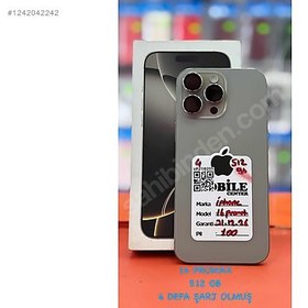 Resim Apple iPhone 16 Pro Max İkinci El TR | 512 GB | Natürel Titanyum 