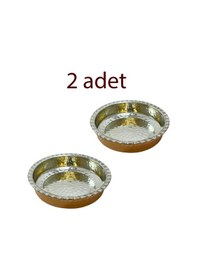 Resim Çirtikli Bakır Kahvaltılık Ve Çerezlik 2 Adet Bakır 