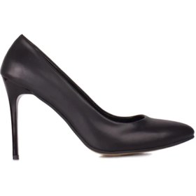 Resim Fitbas 111500 014 Kadın Siyah Büyük & Küçük Numara Stiletto 