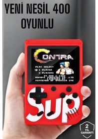 Resim Çocuklara Özel Sup 400 Oyunlu Mini Oyun Konsolu 