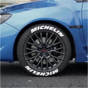 Resim AS Tuning Michelin Orijinal 3D Lastik Yazısı Michelin Lastik Yazısı 3D Lastik Yazısı 8 adet 