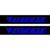 Resim Dainese Motorcu Boru Sticker Set Mavi 