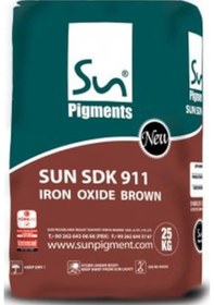 Resim Demir Oksit Sun Sdk 911 Kahverengi (25 Kg Paket) 