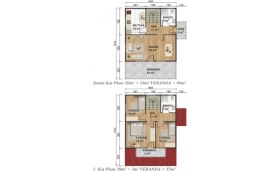 Resim Ballife Prefabrik 124 M2 Standart Dubleks Prefabrik Konut 