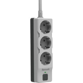 Resim Dotvolt Surge Hunter Akım Korumalı Priz Üçlü 1,5 mt Kablolu 1050 Joule 