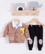 Resim ALK BABY Hello Zürafa Üçlü Bebek Takımı 