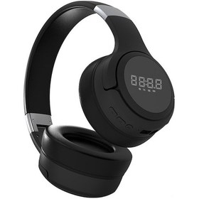 Resim Siyah Kollu Bluetooth 5.0 Kulaklık - Aux Desteği, Mikrofonlu, Katlanabilir Zealot B28 