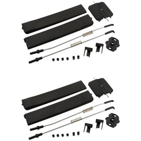 Resim Volkswagen Vw T5 Multivan İçin Yan Sürgülü Cam Tamir Seti 2'li 