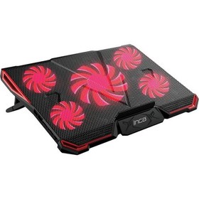 Resim Inca INC-619TGS Arrax 13 "-17" 5x Fan 6 Steps 2x USB Notebook Soğutucu 