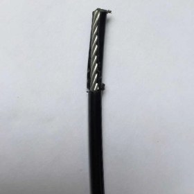 Resim Sertay Spor Siyah Izoleli Çelik Sporcu Halatı (10 Metre) 