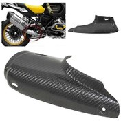 Resim R1200gs 2013-2018 R1250gs 2019-2 İçin Motosiklet Egzoz Susturucu Borusu Isı Kapağı Haşlanma Önleyici Kapak 