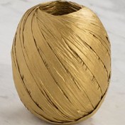 Resim Loren Natural Raffia 30 gr Altın Kağıt İp 