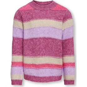 Resim Only Kogelaıne L/s O-neck Knt Kız Çocuk Kırmızı Kazak - 15302317 