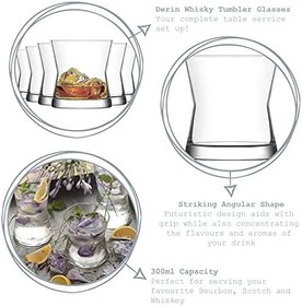 Resim LAV Derin 6'lı Viski Bardağı 