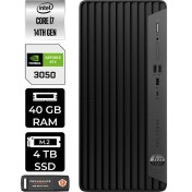 Resim Hp Pro Tower 400 G9 Intel Core I7 14700 40GB 4tb SSD RTX3050/6GB Fdos Masaüstü Bilgisayar & Per4 USB Bellek 5V5M2ESPN325 