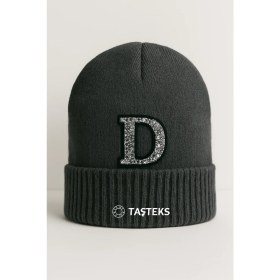 Resim Taşteks Taşlı Ütülenebilen Veya Sticker Olarak Kullanılabilen 6cm D Harfi 