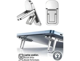 Resim LTG Nova Lukas Schneider Serisi 2’li Gri Laptop Standı - Ergonomik 2 Kademeli Yükseltici 722892 