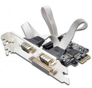 Resim DIGITUS DS-30040-2 Multi I/O PCI Express Kartı, 2 x Seri (DB9 erkek) , 1 x Paralel 