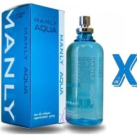 Resim Manly Aqua Erkek Parfüm EDC 12 x 125 ML 